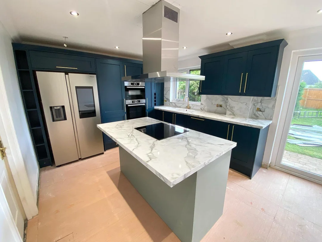 Luxury Kitchen with Island in Glasgow by Stewart Installations Luxury Kitchen with Island in Glasgow by Stewart Installations